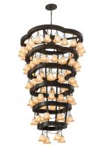  188855 - 60"W Cretella 72 LT Six Tier Chandelier