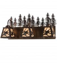  190057 - 28" Wide Spruce Pine 3 Light Vanity Light