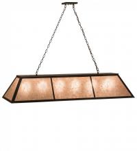 Meyda Green 192028 - 70"L Tri-Panel Oblong Pendant