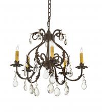  199258 - 24" Wide Chantilly 5 Light Chandelier