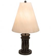 Meyda Green 211725 - 10" Wide Cone Mosset Table Lamp