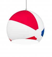  211849 - 12" Wide Beach Ball Pendant