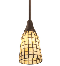 Meyda Green 214132 - 5" Wide Terra Bone Mini Pendant