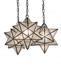  215080 - 23" Wide Moravian Star 3 Light Cascading Pendant