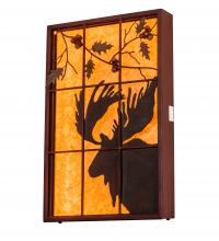 Meyda Green 216919 - 24" Wide Moose Backlit Window