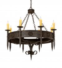 Meyda Green 218662 - 42" Wide Calandra 8 Light Chandelier