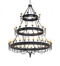 Meyda Green 220303 - 96" Wide Marta 56 Light Three Tier Chandelier