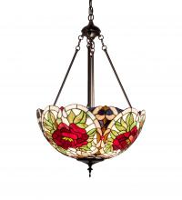  232775 - 20" Wide Renaissance Rose Inverted Pendant