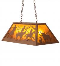  236858 - 33" Long Rustlers Oblong Pendant