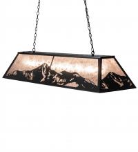 Meyda Green 236966 - 61" Long Mountain Range Oblong Pendant