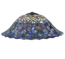 Meyda Green 23950 - 24"W Tiffany Peacock Feather Shade