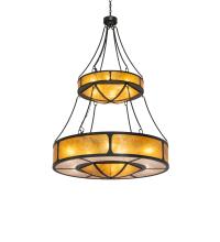  240509 - 46" Wide Kleba Two Tier Pendant