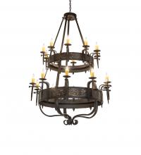 Meyda Green 243889 - 48" Wide Costello 20 Light Two Tier Chandelier