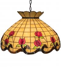  245984 - 23" Wide Roseborder Pendant