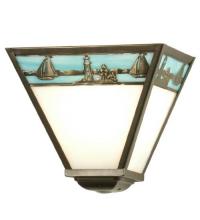 Meyda Green 29114 - 9"W Sailboat Wall Sconce