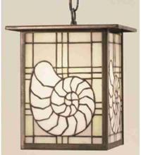  47765 - 9"Sq Nautilus Lantern Pendant