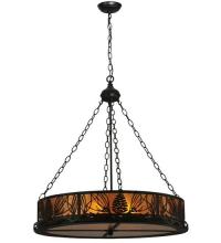  50117 - 48"W Mountain Pine Inverted Pendant