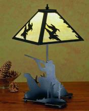  50400 - 15.5"H Duck Hunter W/Dog Accent Lamp