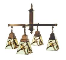  69276 - 24"W Backyard Friends 4 LT Chandelier