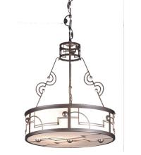  70647 - 25" Wide Revival Deco Cilindro Inverted Pendant