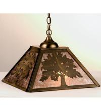  76319 - 16"Sq Oak Tree Pendant