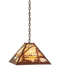  81412 - 17.5"Sq Quiet Pond Pendant