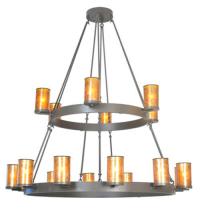  81894 - 66"W Chappell 18 LT Two Tier Chandelier