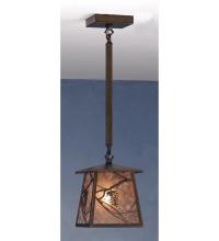  82387 - 7"Sq Whispering Pines Mini Pendant