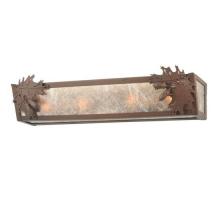 Meyda Blue 110188 - 24" Wide Oak Leaf & Acorn Vanity Light