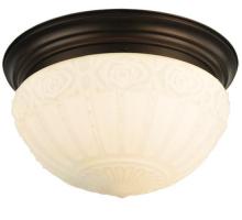 Meyda Blue 130633 - 15.25" Wide White Puffy Rose Flushmount