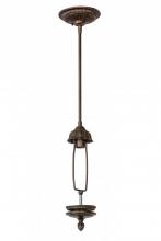 Meyda Blue 23198 - 5.5"W Mahogany Bronze 1 LT Inverted Pendant Hardware