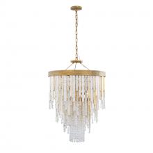  359C07HG - Lafayette 7-Lt Chandelier - Havana Gold