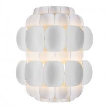  382W01MW - Swoon 1-Lt Sconce - Matte White