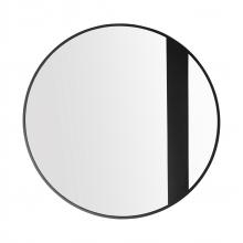  4DMI0115 - Cadet 30-in Round Accent Mirror in Black