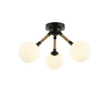 Artcraft AC11843BK - Semi-Flush Mount