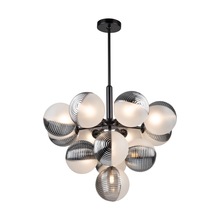  AC11883BK - Bolla Collection 13-Light Chandelier Black