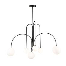  AC6656BK - Comet 6 Light Chandelier