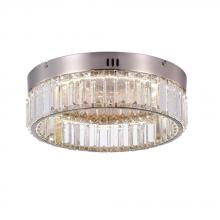  AC6724SN - Stella Single Tier LED Flushmount Satin Nickel