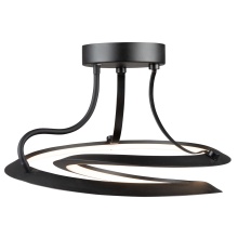 Artcraft AC7676BK - Semi-Flush Mount