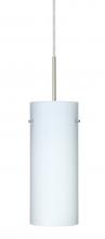  1JC-412307-SN - Besa Stilo 10 Pendant Satin Nickel Opal Matte 1x100W Medium Base