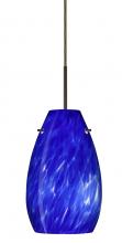  1JC-412686-BR - Besa Pera 9 Pendant Bronze Blue Cloud 1x100W Medium Base