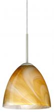  1JC-4470HN-LED-SN - Besa Vila LED Pendant Honey Satin Nickel 1x9W LED