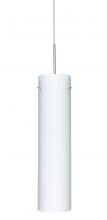  1JC-722407-LED-SN - Besa Stilo 16 LED Pendant Opal Matte Satin Nickel 1x9W LED