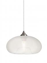  1JC-BANAFR-SN - Besa Pendant Bana Satin Nickel Frost 1x60W Medium Base