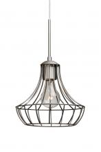  1JC-SPEZ07-SN - Besa Pendant Spezza 7 Satin Nickel 1x100W Medium Base