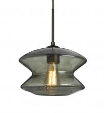  1JC-ZENMS-EDIL-BR - Besa, Zen Cord Pendant, Moss Bubble, Bronze Finish, 1x8W LED Filament