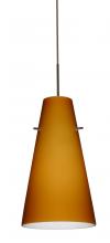  1JT-412480-BR - Besa Cierro Pendant Bronze Amber Matte 1x100W Medium Base