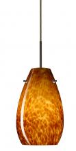  1JT-412618-BR - Besa Pera 9 Pendant Bronze Amber Cloud 1x100W Medium Base