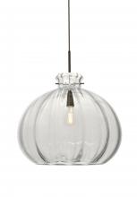  1JT-464588-EDIL-BR - Besa Pendant Pinta 12 Clear Bronze 1x8W LED Filament