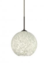  1JT-COCO819-LED-BR - Besa Coco 8 Pendant, Carrera, Bronze Finish, 1x9W LED